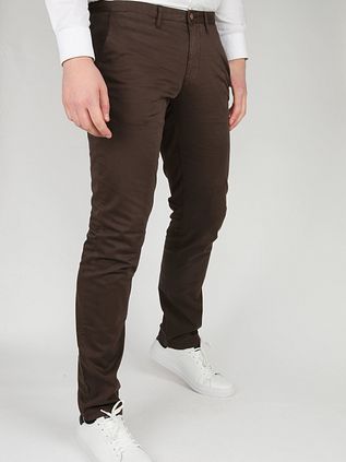 Suitable Chino Sartre Dunkelbraun
