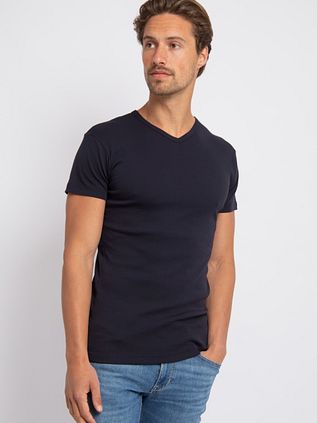 Alan Red Vermont T-shirts V-Ausschnitt Dunkelblau (2Pack)