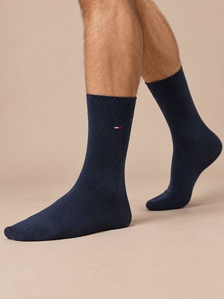 Tommy Hilfiger Birdseye Calcetines Azul 001 pack de 2 pares