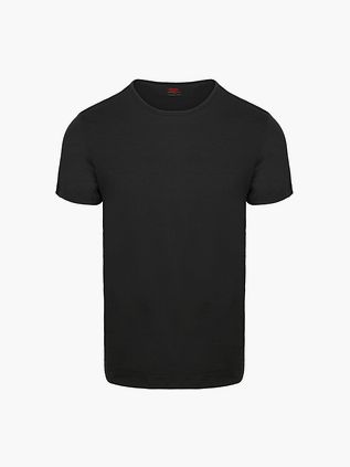 Levi's T-shirt Solid Crew Zwart 2Pack