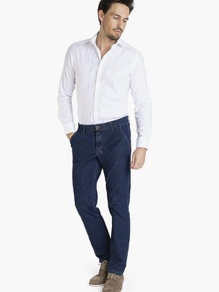 Club of Comfort Chino Garvey Denim Mid Blau