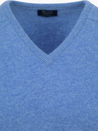 William Lockie V-Neck Lambswool Jeans Melange