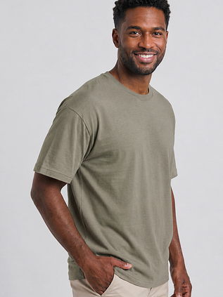 Alan Red Venice T-Shirt Heavy Jersey Grün