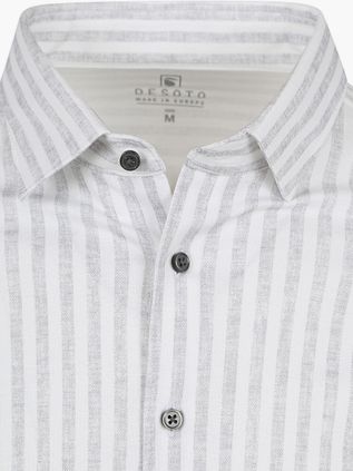 Desoto Shirt Kent Optics Stripes Grey