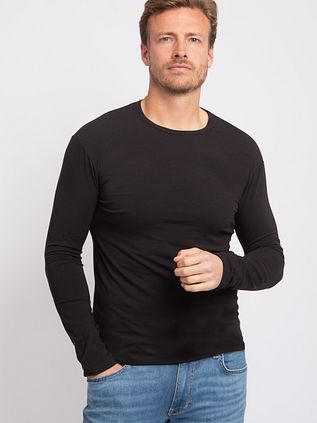 Alan Red Olbia Longsleeve T-shirt Zwart