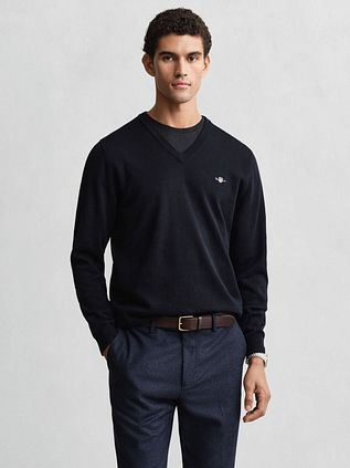 Gant Pullover V-Neck Navy