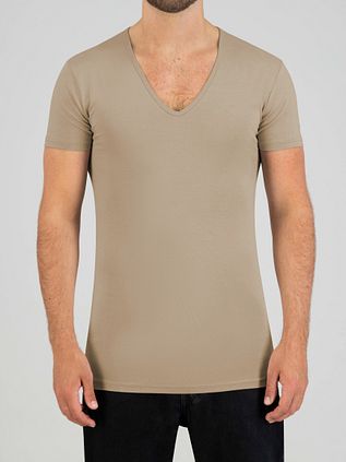 Slater T-shirts Lot de 2 Col-V Invisible