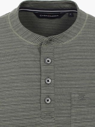 CASAMODA T-Shirt Grün Streifen