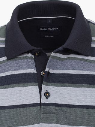 CASAMODA Polo Shirt Stripe Green
