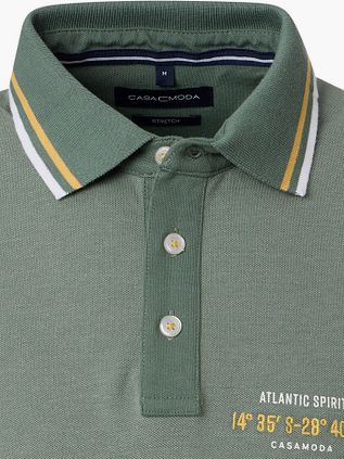 CASAMODA Polo Shirt Logo Green