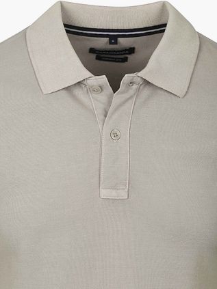 CASAMODA Polo Shirt Piqué Garment Dye Grey