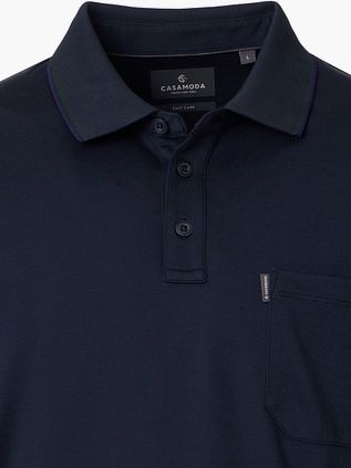 CASAMODA Polo Shirt Stretch Navy
