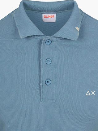 Sun68 Polo Shirt Vintage Blue