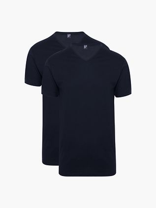 Alan Red Extra Lang T-Shirts Vermont Dunkelblau (2er-Pack)