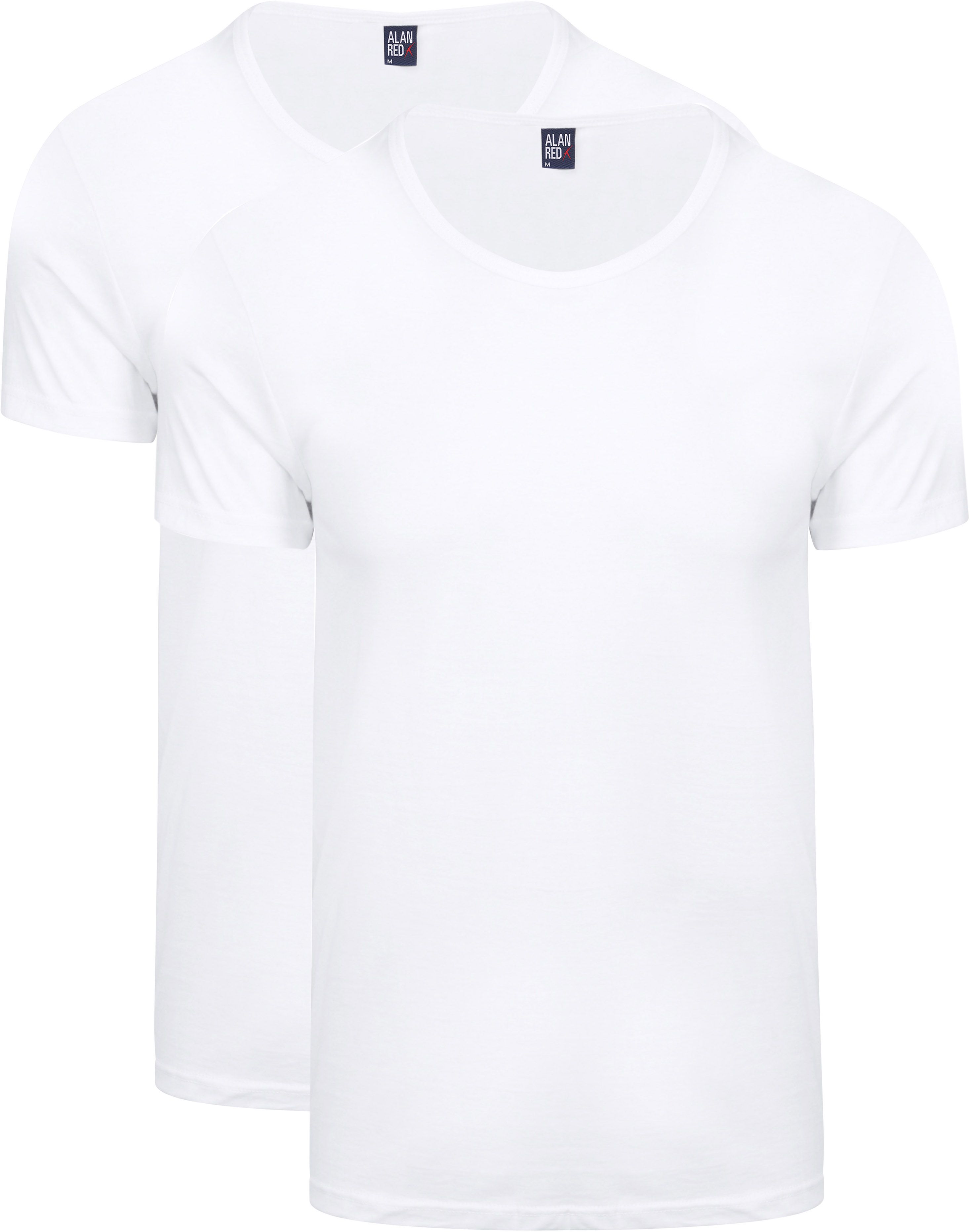 James Col Rond Large Blanc (lot de 2)