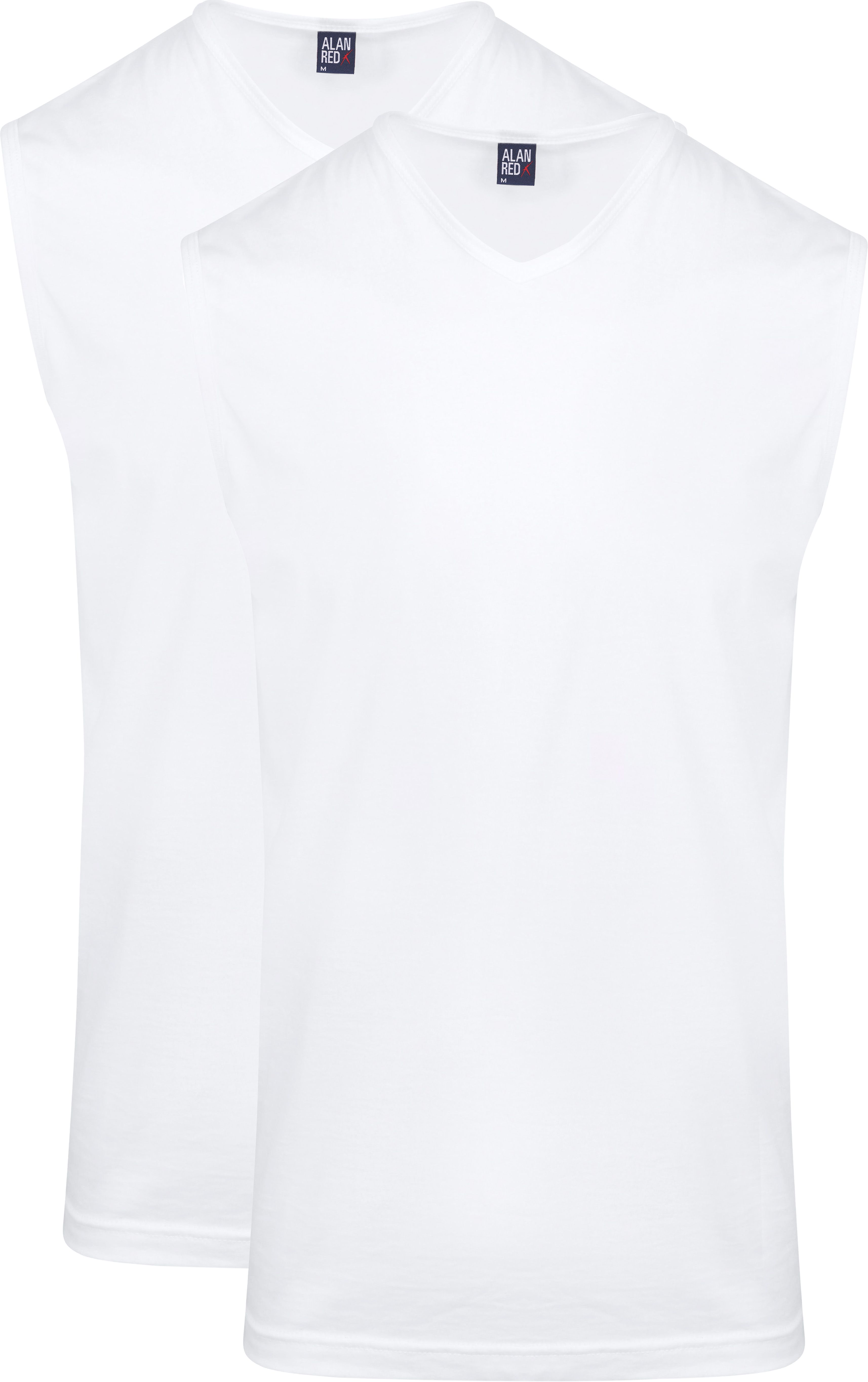 Minto Singlet bez rękawów Biały (2Pack)