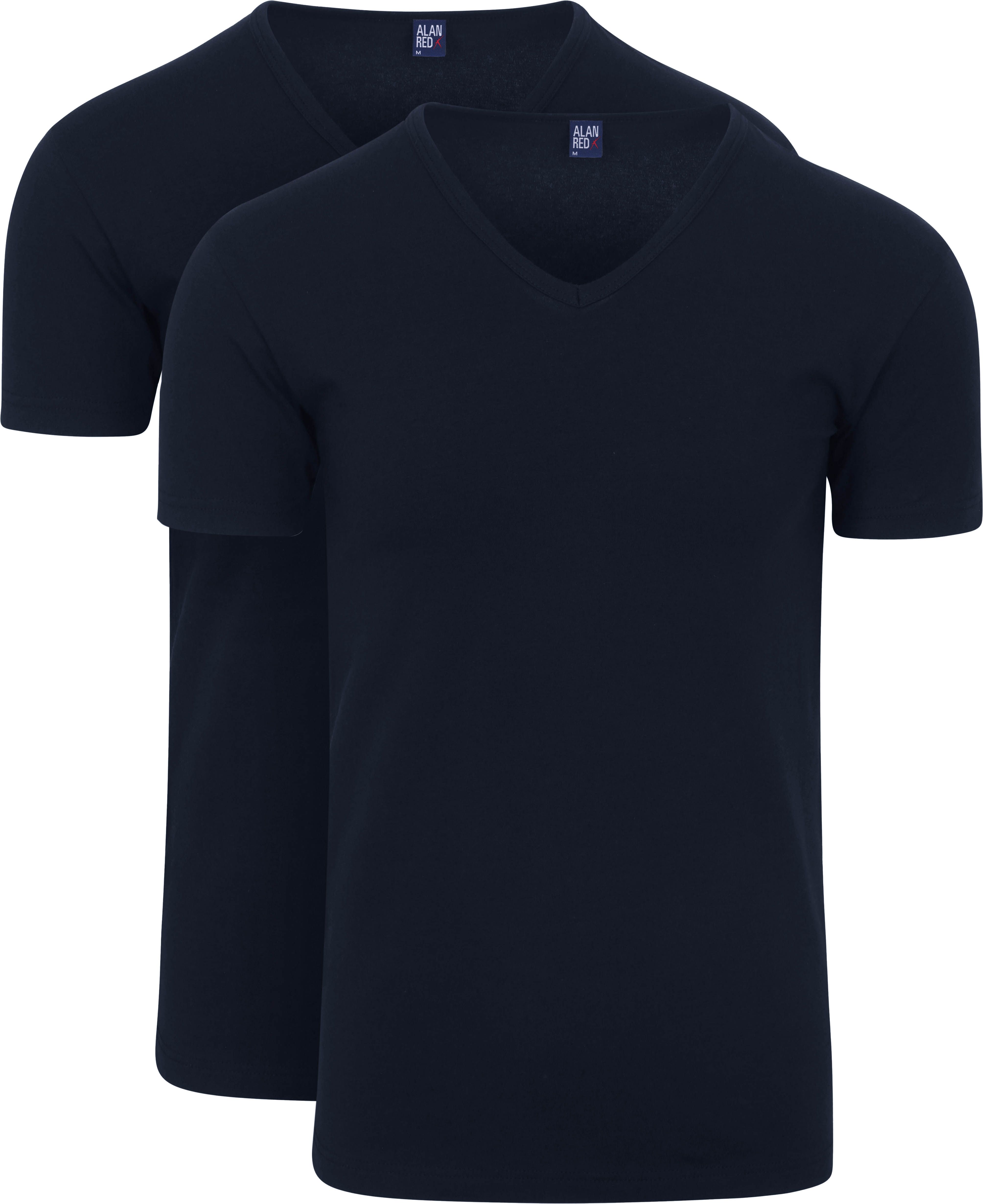 Oklahoma T-Shirt Stretch granatowy (2-pack)