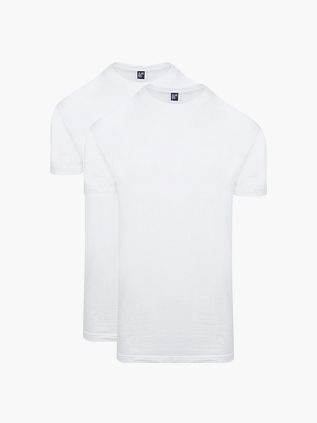Alan Red T-Shirt Virginia Weiß Extra Lang (2er-Pack)