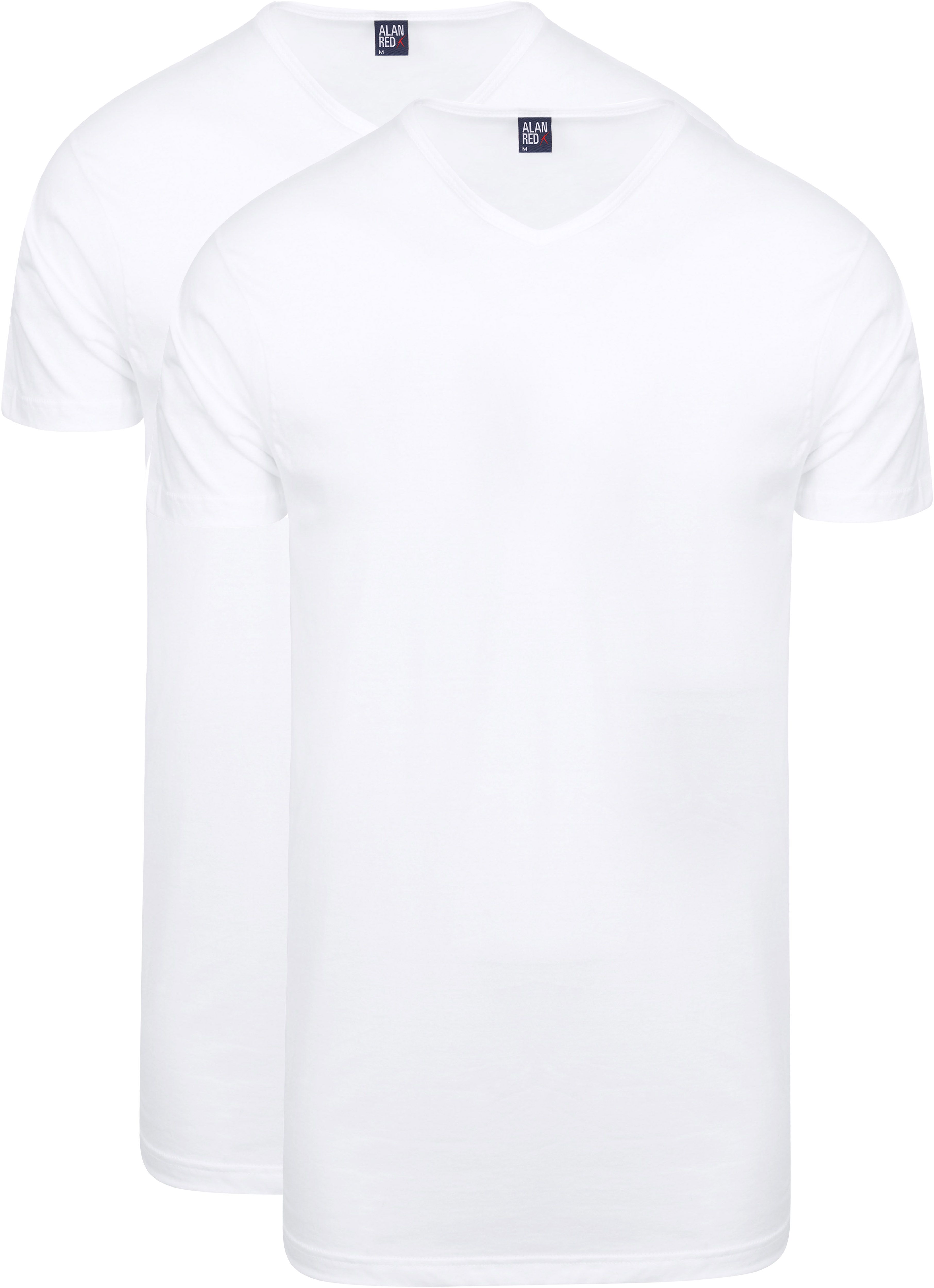 Vermont T-Shirts extra largos blancos (2Pack)