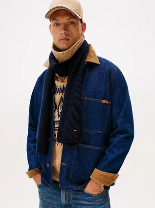 Tommy Hilfiger Écharpe Rib Marine