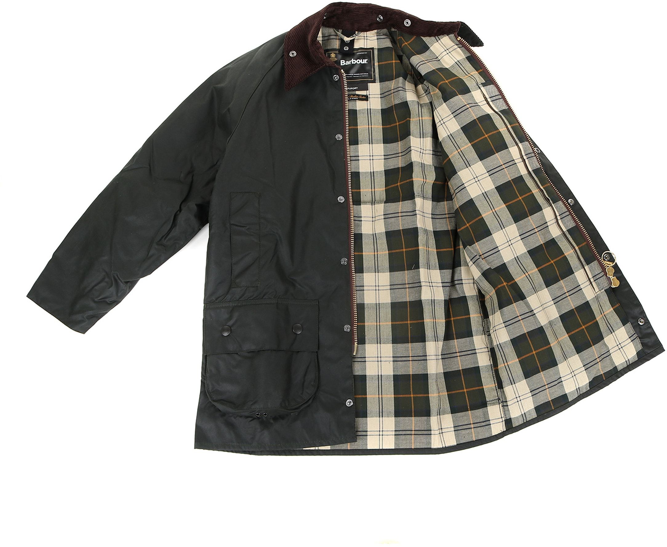 Barbour Beaufort Wax Jas Groen Product / Detail
