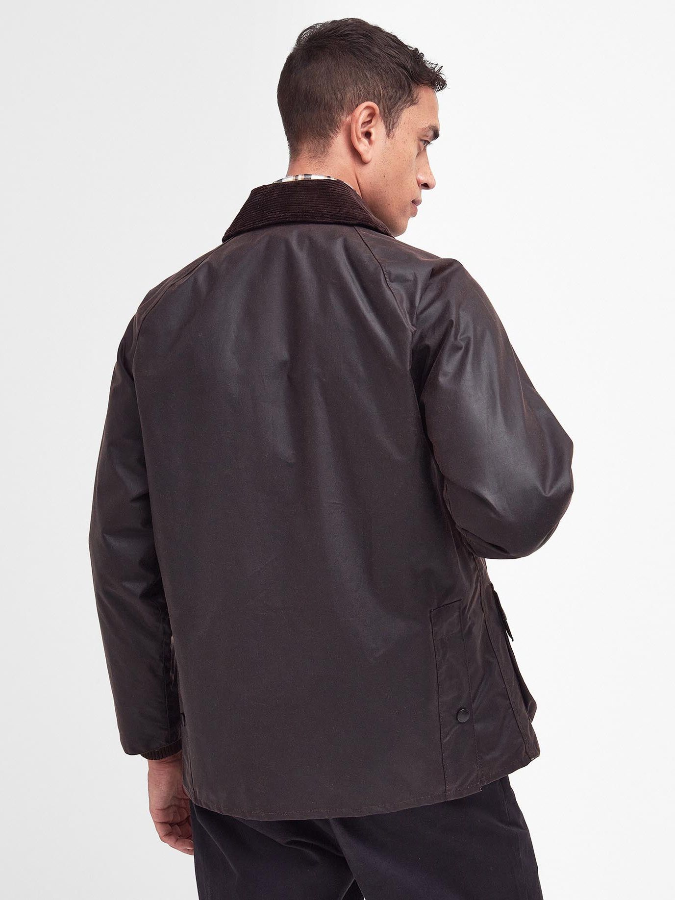 Barbour Bedale Wax Jas Bruin Model / Achterkant