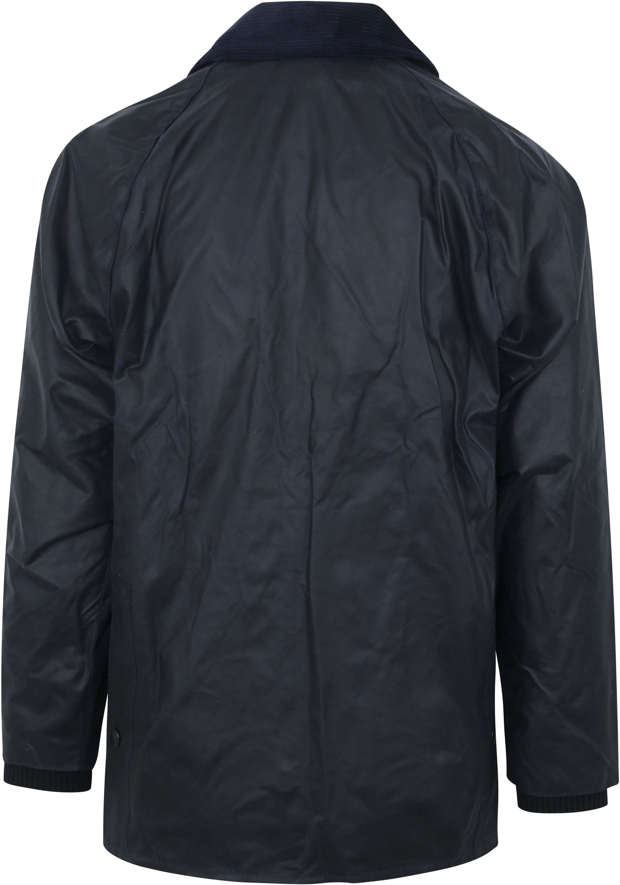 Barbour Bedale Wax Jas Donkerblauw Product / Achterkant