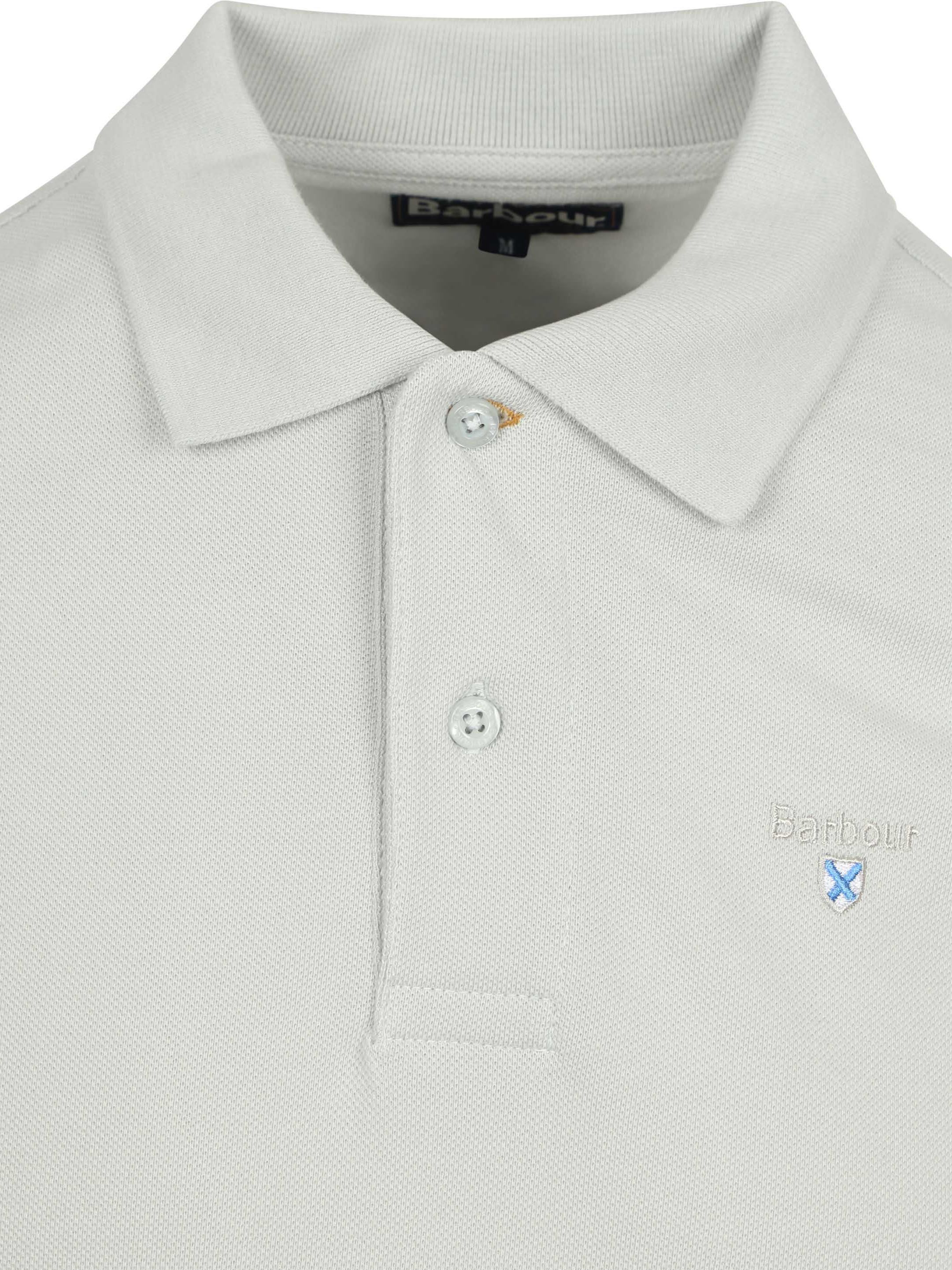 Barbour Pique Poloshirt Haze Blau Product / Detail
