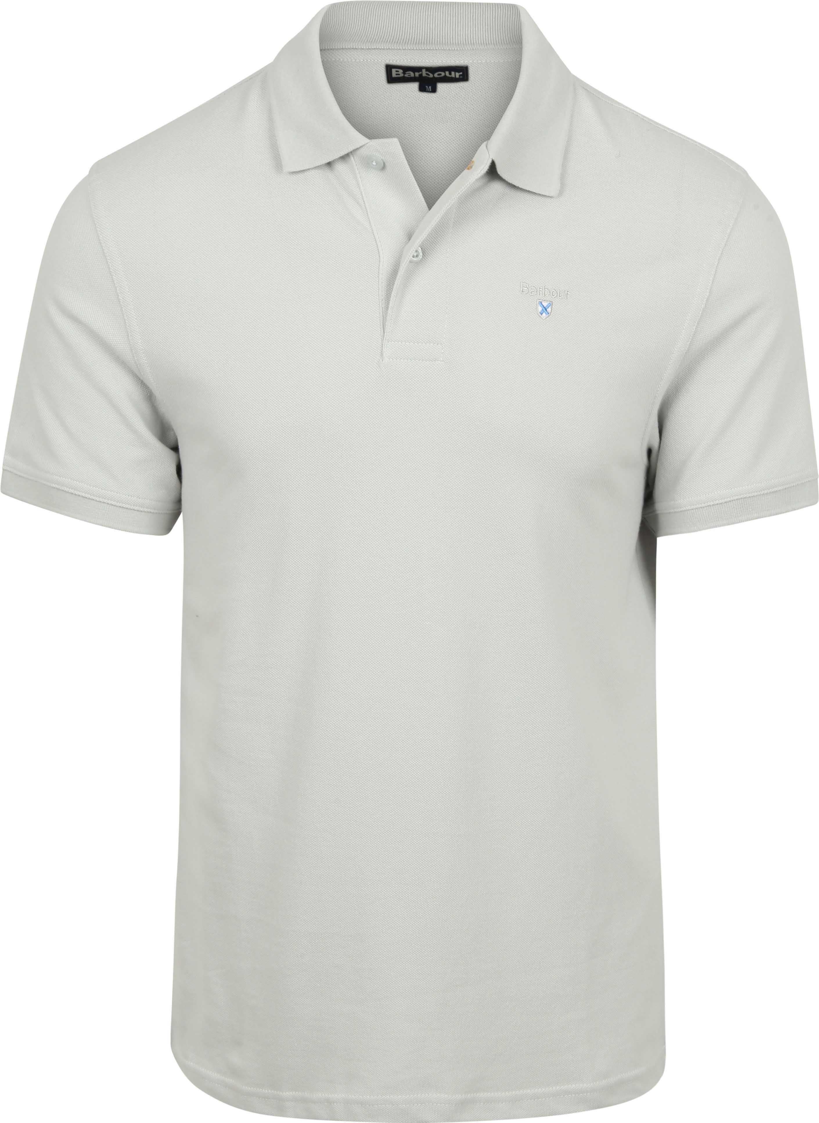 Barbour Pique Poloshirt Haze Blau Product