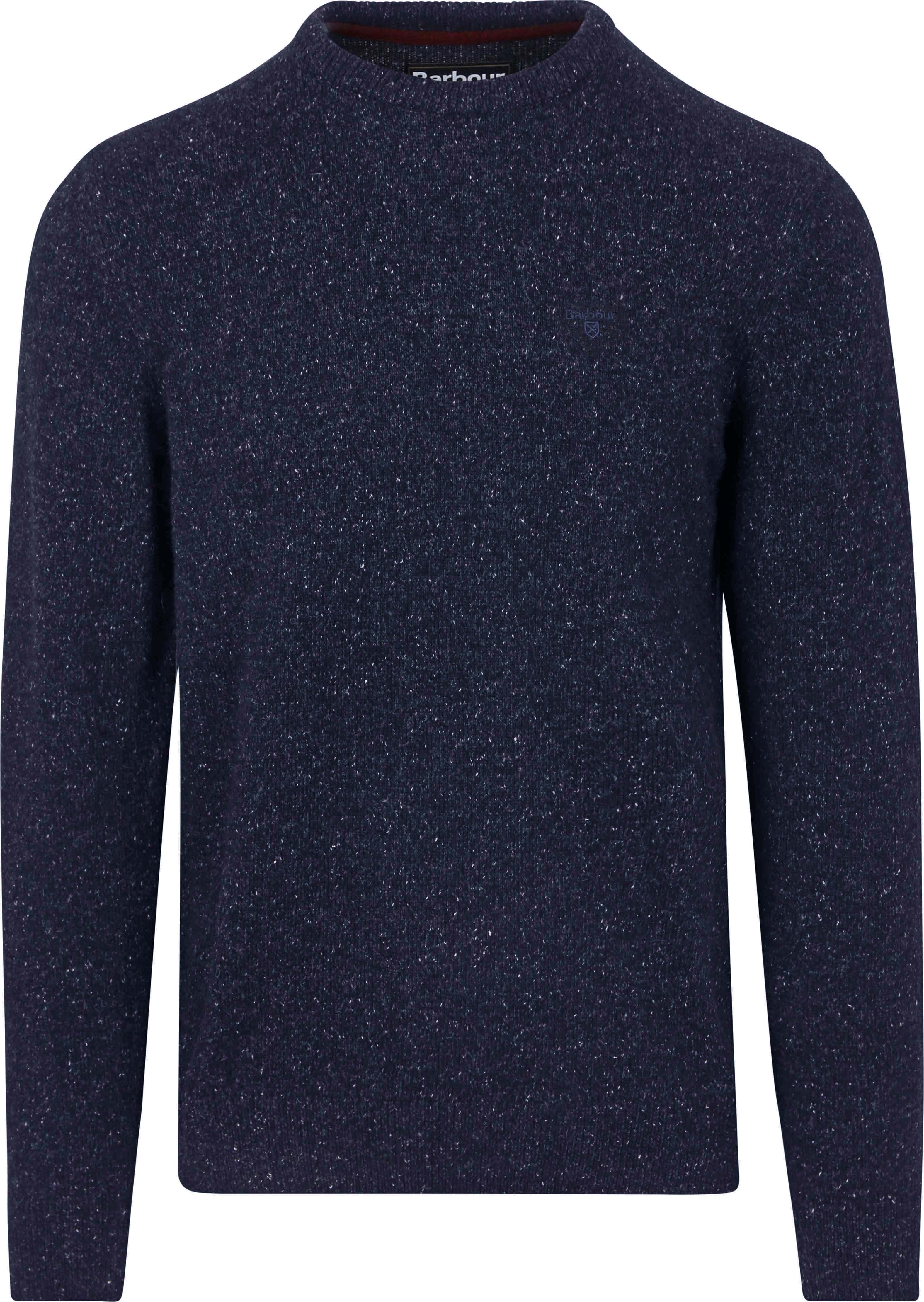Tisbury Sweter z mieszanki wełny granatowy