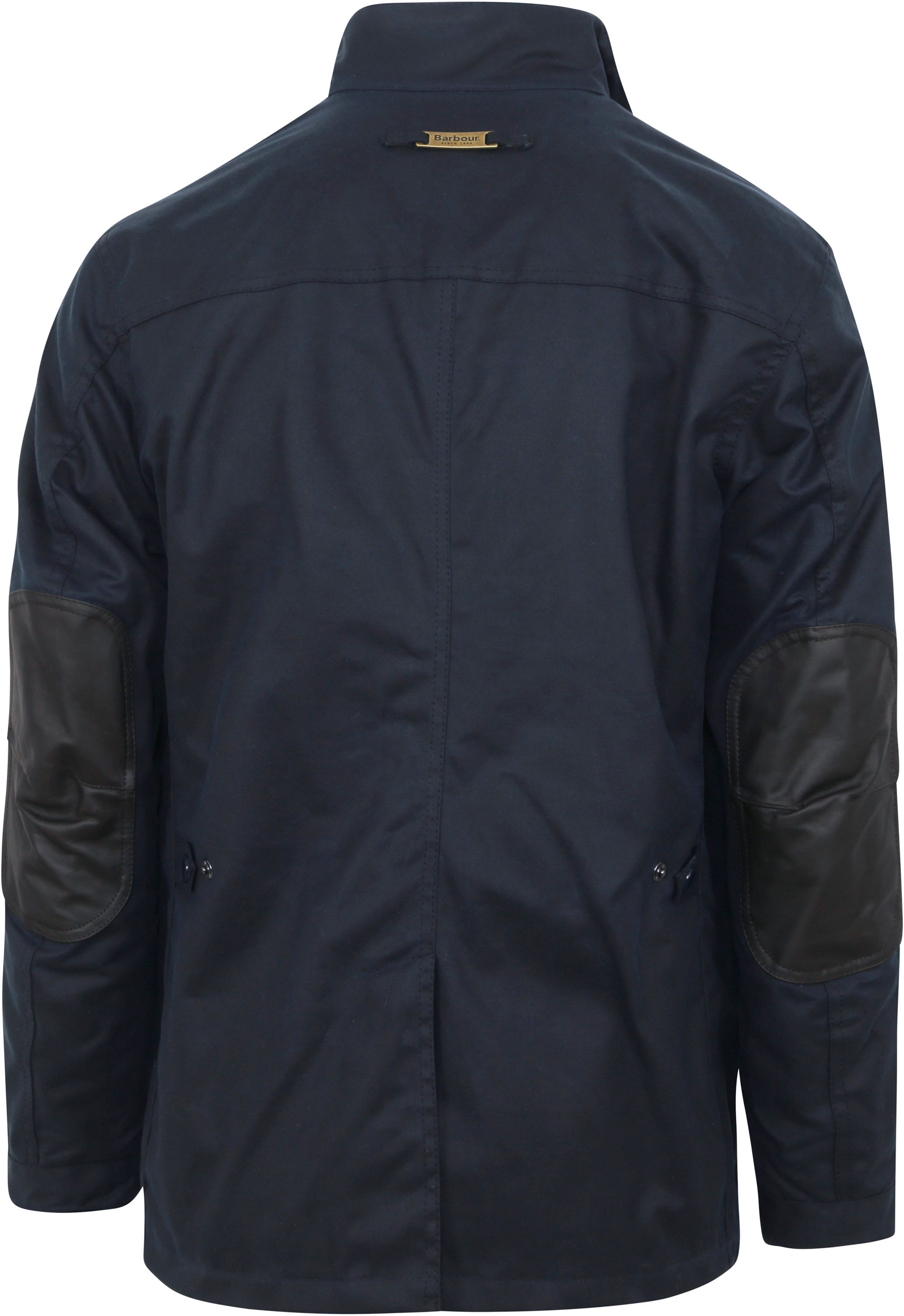 Barbour Wax Jacket Ogston Dark Blue Product / Achterkant