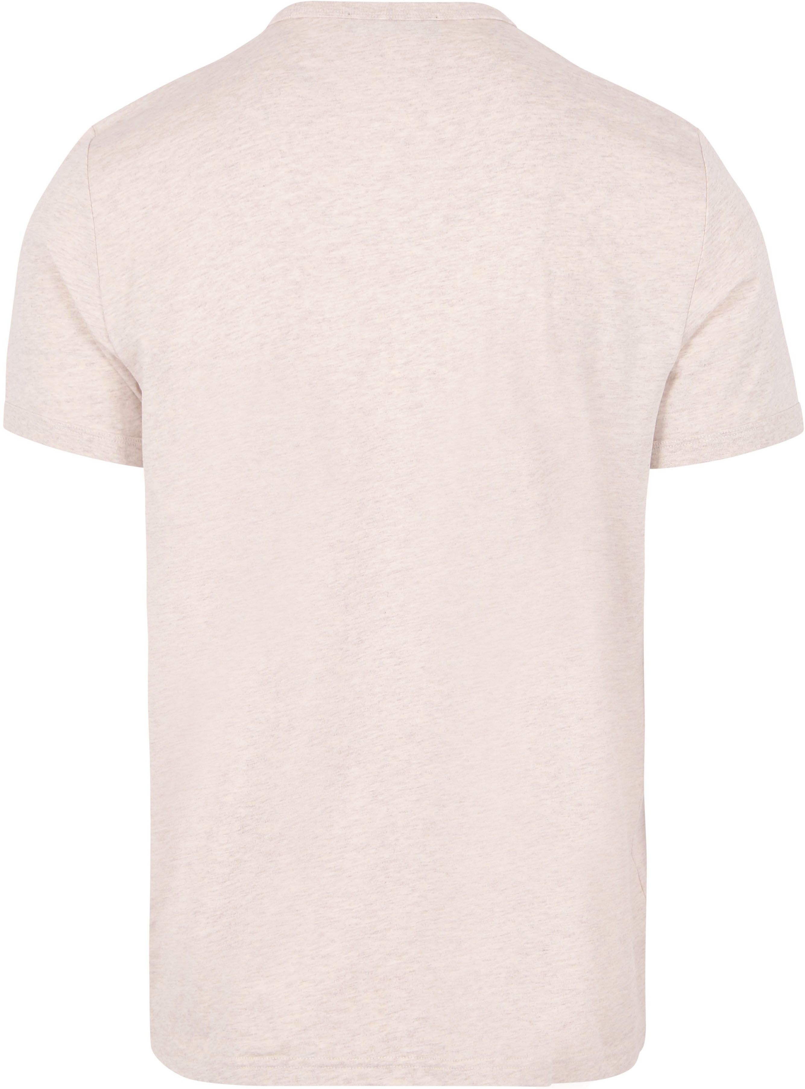 Fred Perry Ringer T-Shirt Beige X23 Product / Achterkant