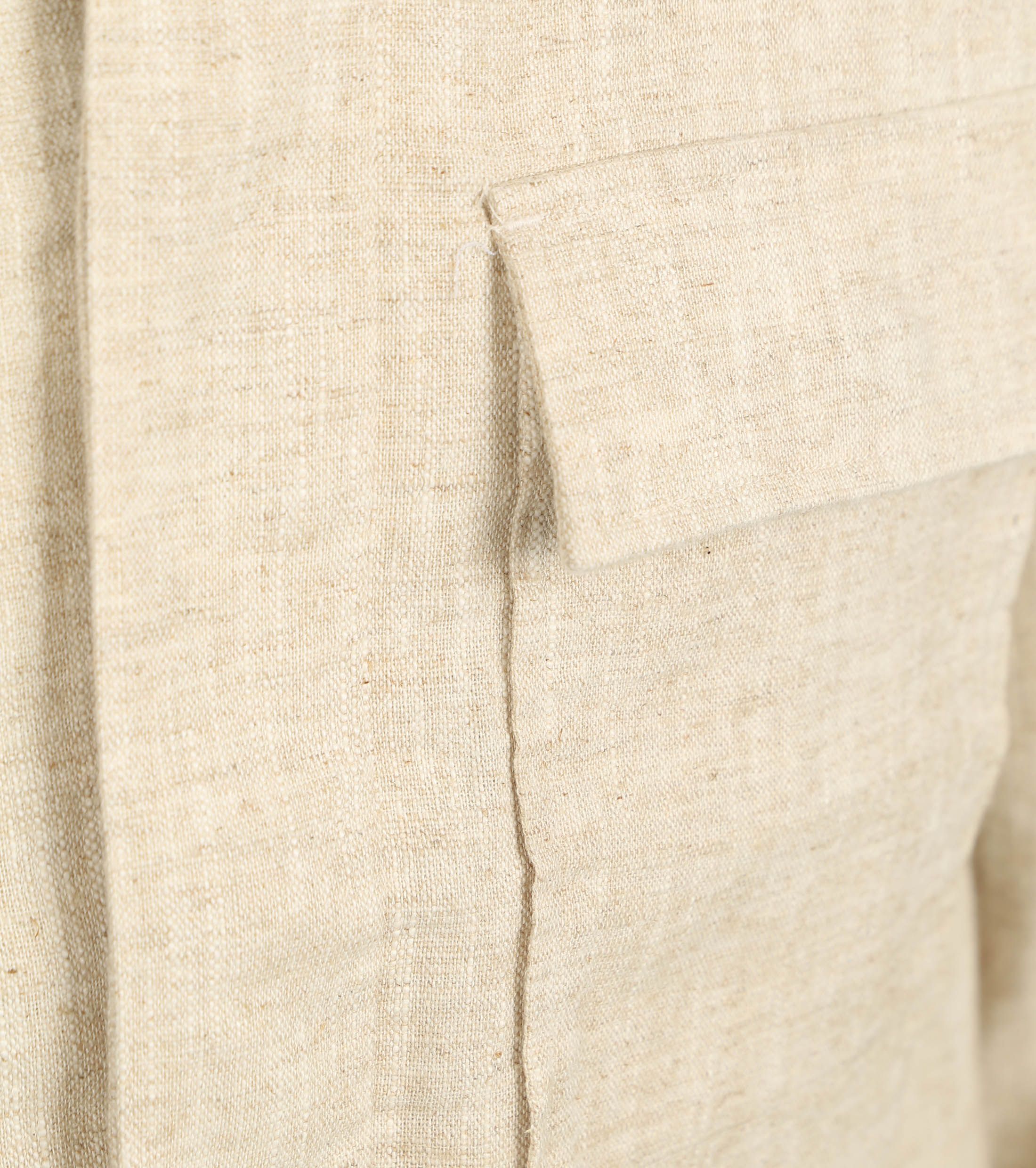 Profuomo Overshirt Linnen Blend Beige Product / Detail