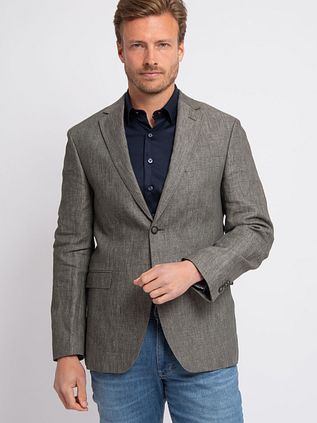 Suitable Blazer Leinen Grün