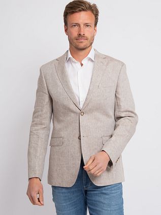Suitable Blazer Leinen Beige