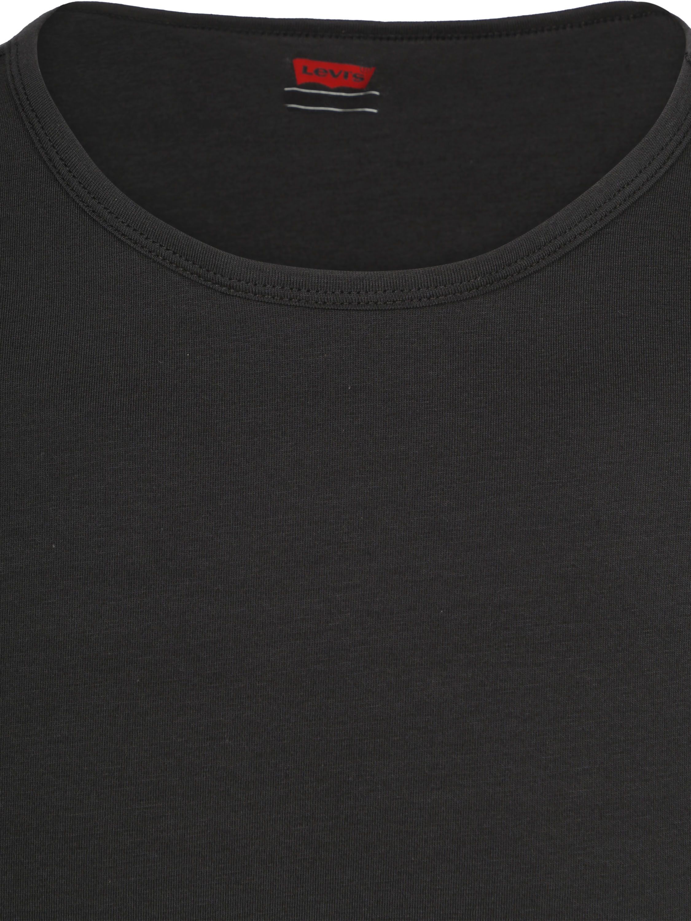 Levi's T-Shirt Solid Crew Black 2-Pack Product / Detail
