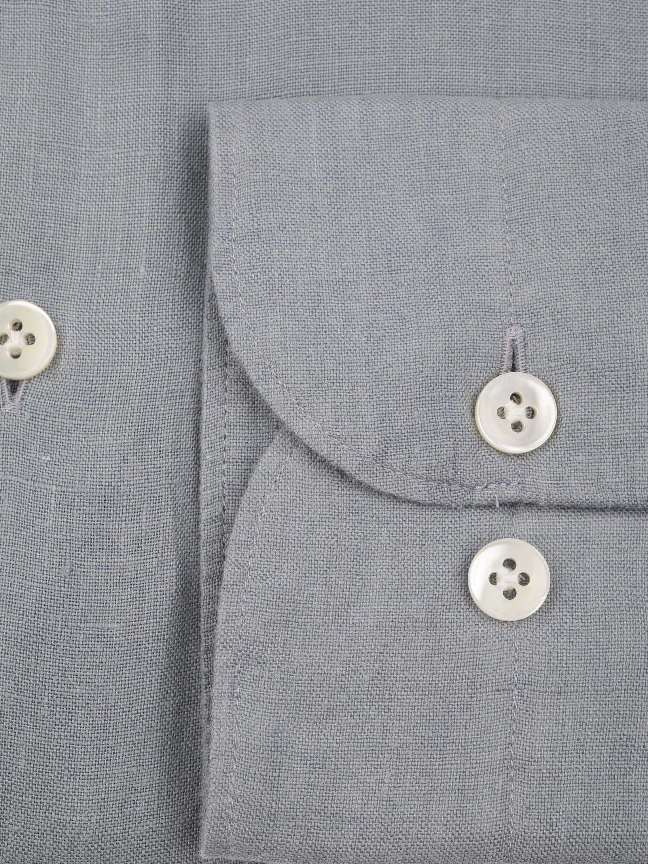 Profuomo Hemd Leinen Blau Product / Detail