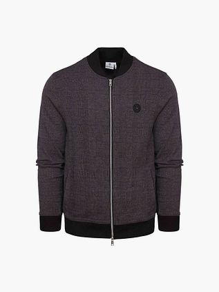 Blaue Industrie Strickjacke Grau Marine