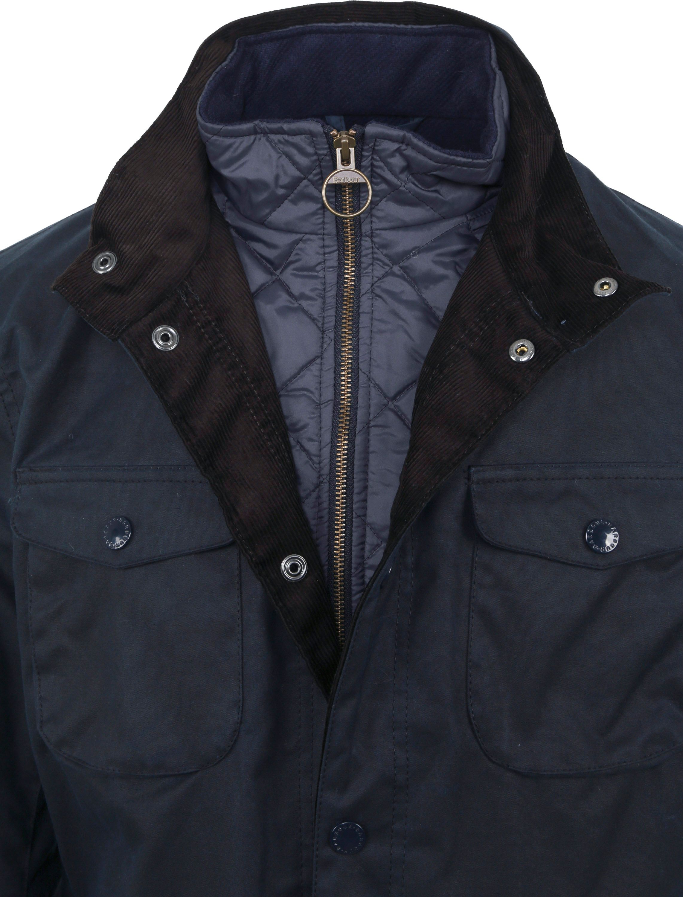 Barbour Wax Jacket Ogston Dark Blue Product / Detail