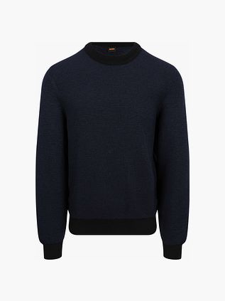 BOSS Pull Aspoki Navy Schwarz