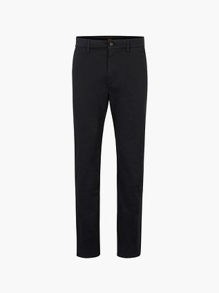 BOSS Satin Chino Schwarz