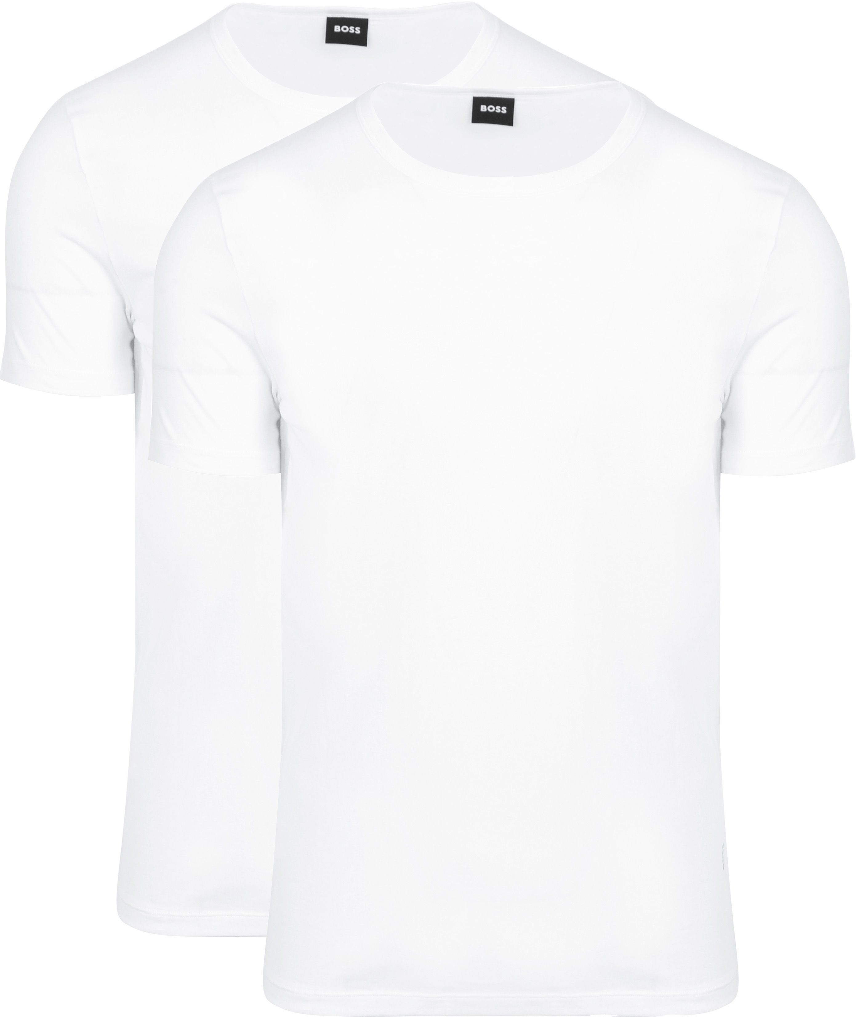 T-Shirt Modern 2-Pack Biały