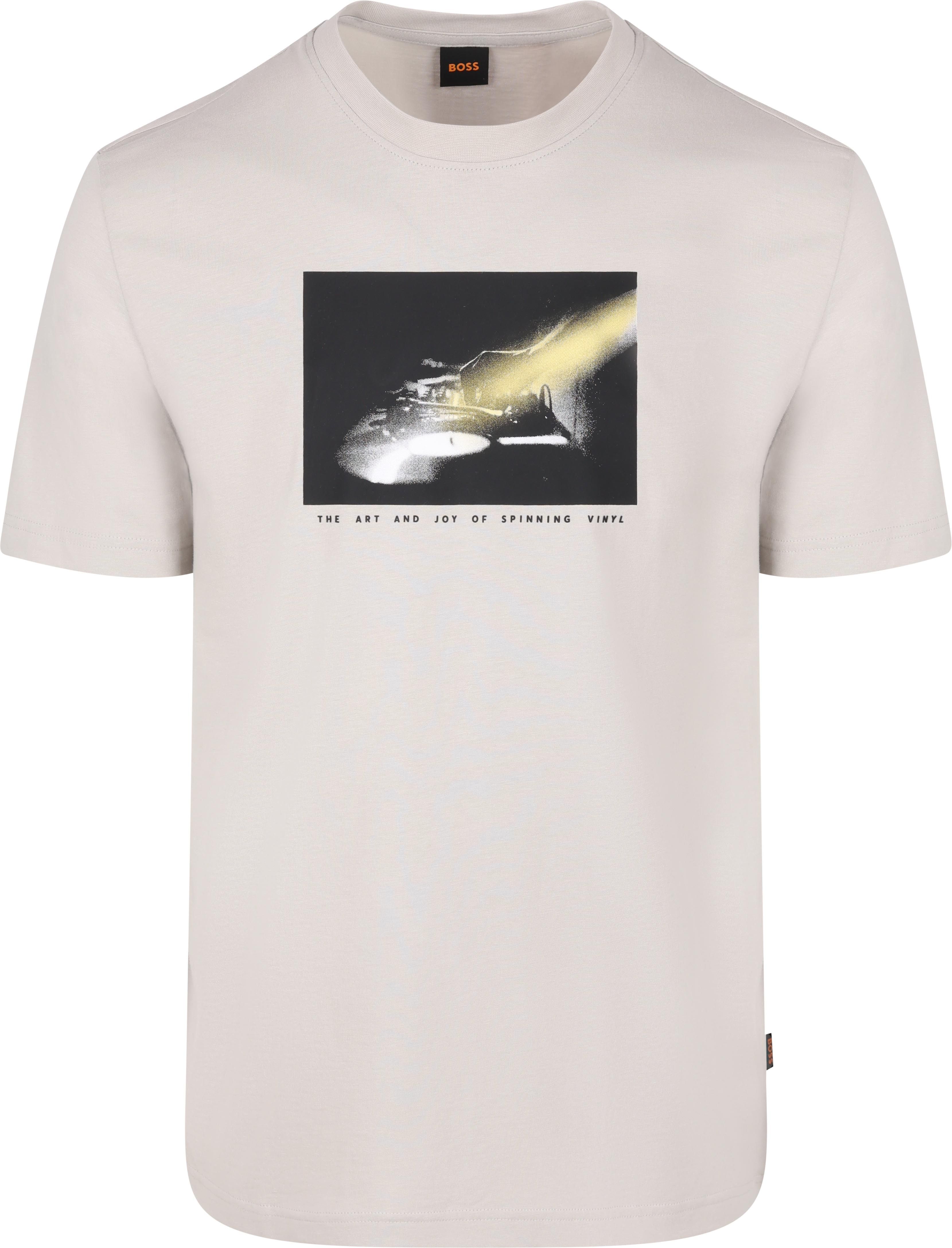 BOSS T-shirt Te DJ Grijs Product