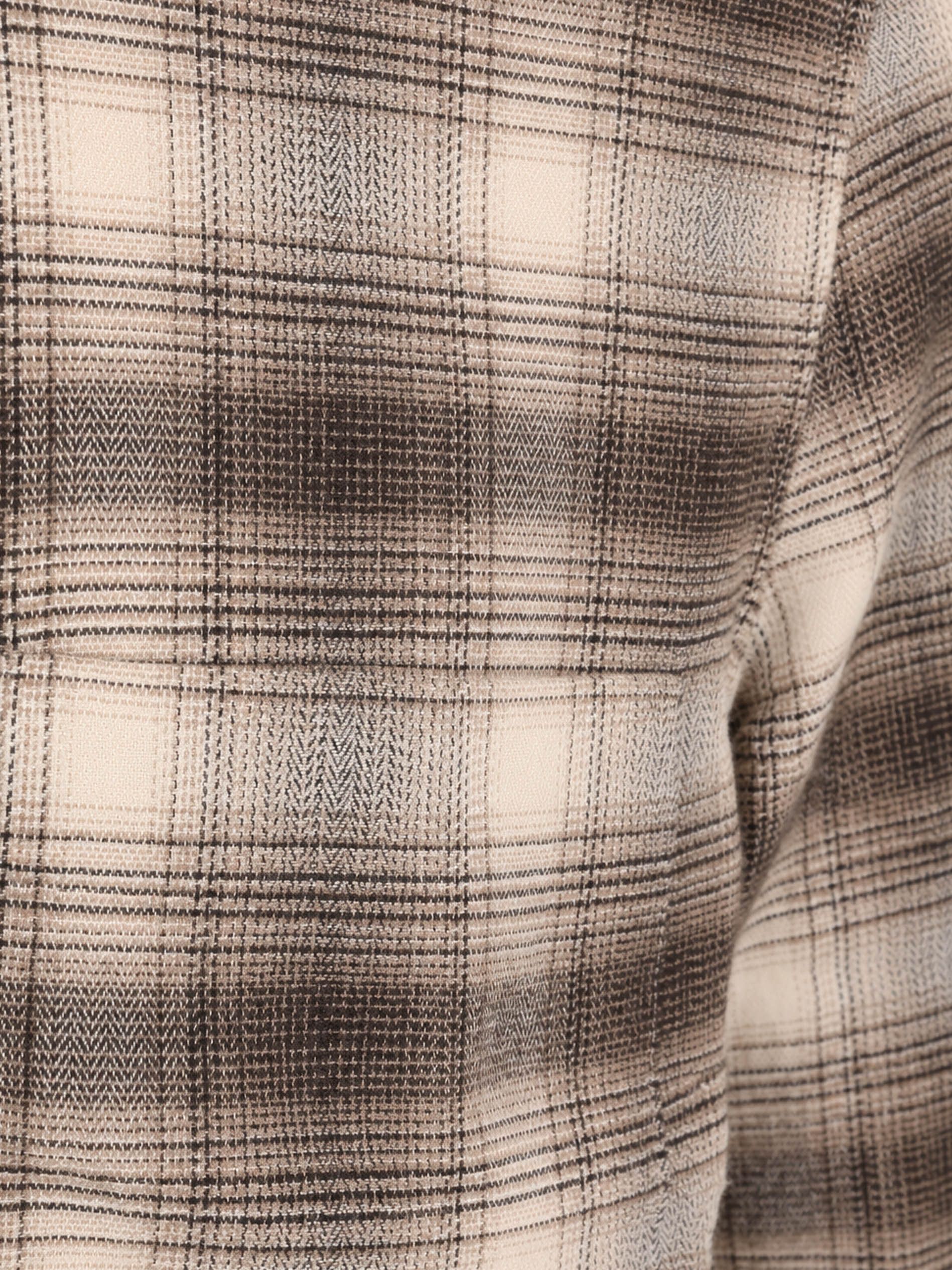 Marc O'Polo Shirt Check Brown