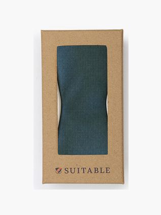 Suitable Bow Tie Silk Dark Green