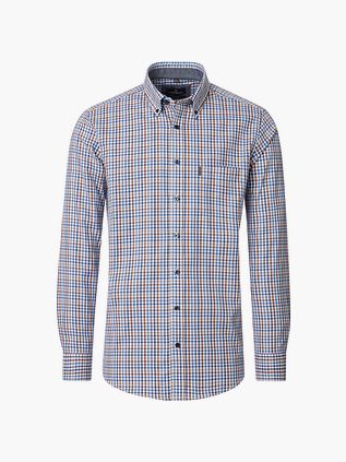 CASAMODA Casual Shirt Faux Checks Blue