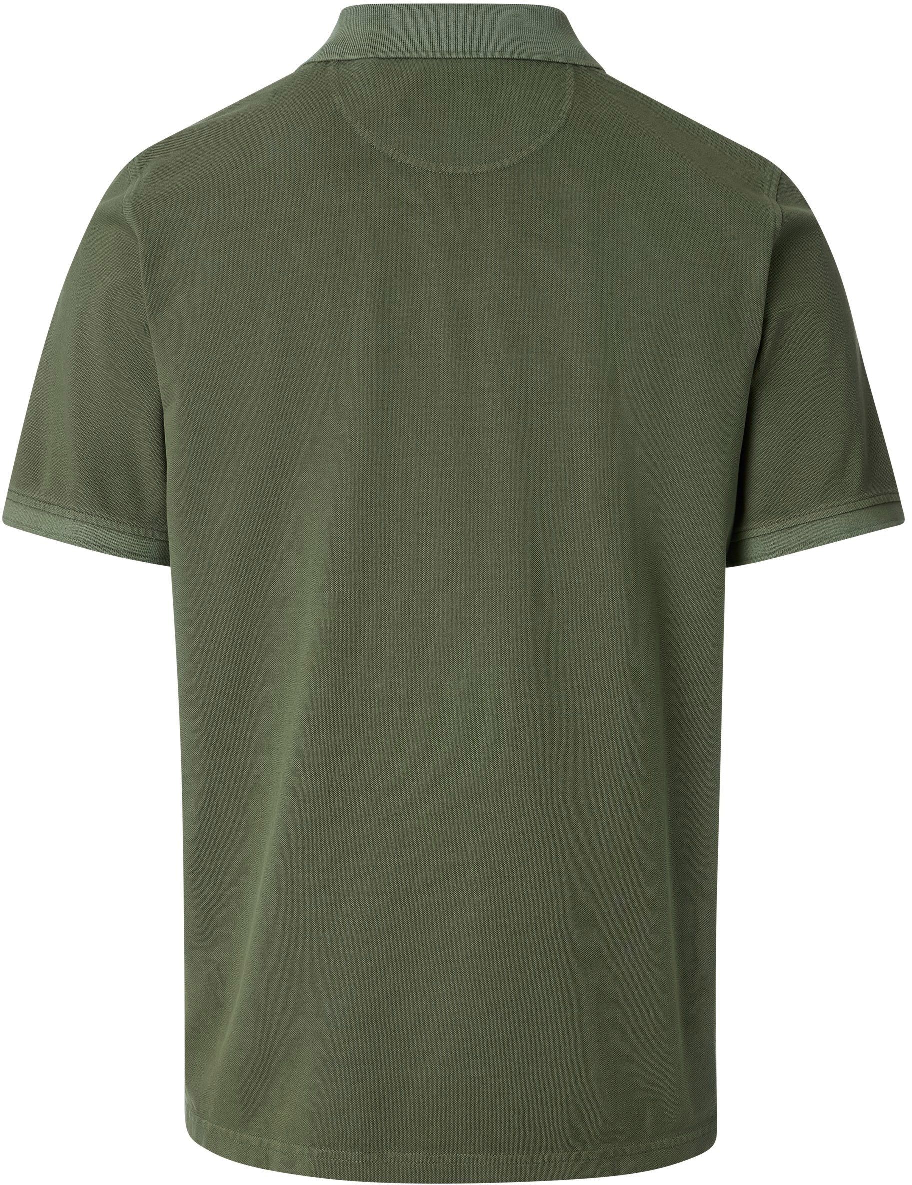 CASAMODA Polo Piqué Groen Product / Achterkant