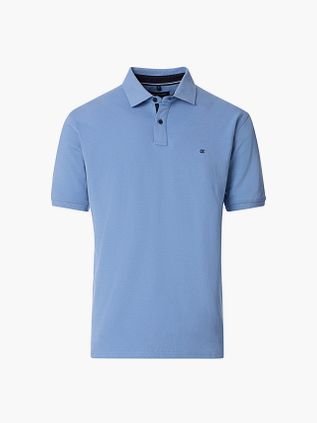 CASAMODA Polo Shirt Stretch Blue