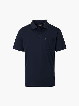 CASAMODA Polo Shirt Stretch Navy
