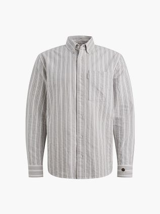 Cast Iron Hemd Oxford Stripe Hellblau